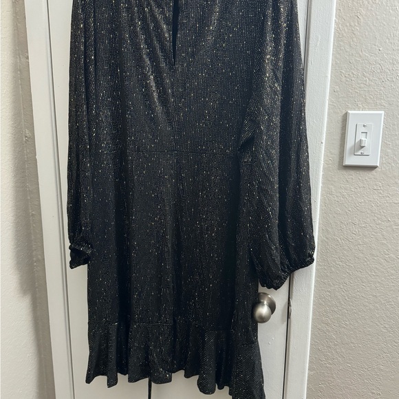 Torrid NWT Studio Knit Ruched Metallic Dress Women’s Size 4x - Picture 4 of 5